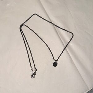 Kendra Scott Black Pendant Necklace